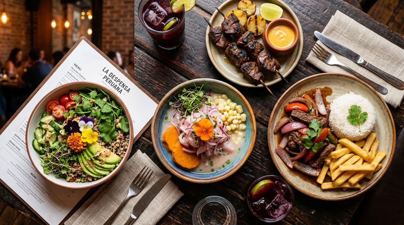 CVCHÉ menu spread